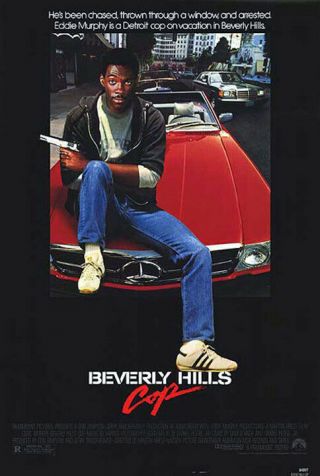 Beverly Hills Cop (1984) Movie Poster,  Ss,  Nm,  Rolled