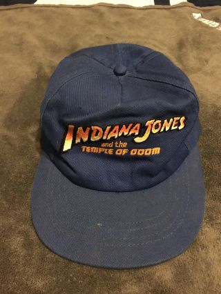 Indiana Jones And The Temple Of Doom Baseball Style Cap From 1984 Release
