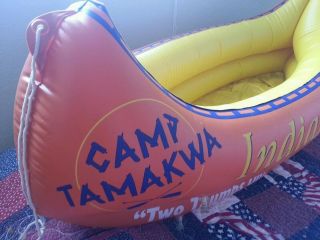 Camp Tamakwa Indian Summer Movie Promotional Display Blow Up Canoe