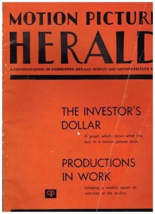 Motion Picture Herald June 20,  1931