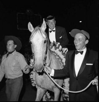 Frank Sinatra Joe E.  Lewis Joker Is Wild Las Vegas Premiere Negative