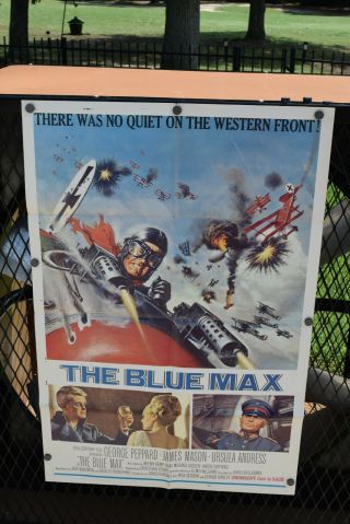 The Blue Max Movie Poster - George Peppard - 1 Sheet - 1966
