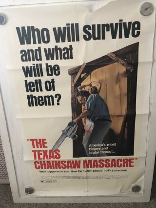 The Texas Chainsaw Massacre 1980 Re - Release U.  S.  Poster