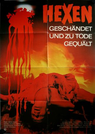 Mark Of The Devil Part Ii Hexen Geschändet German Movie Poster A1 Erika Blanc