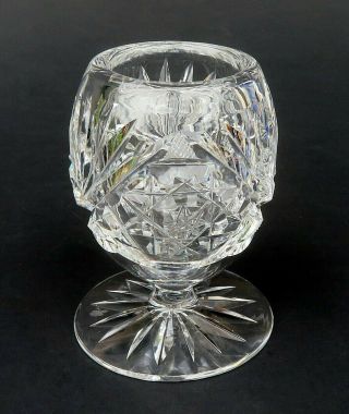 Vintage Unger Brothers Cut Glass Footed Toothpick Holder Pre 1918