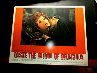 Taste The Blood Of Dracula,  Lobby Card,  1970,  2,  Lee,  Hammer