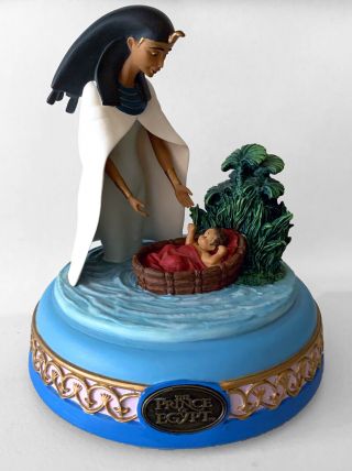 Dreamworks The Prince Of Egypt Music Box Figures - Moses " A Son For Egypt " (1998)