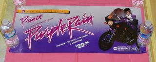 Vintage Prince Purple Rain Video Store Poster