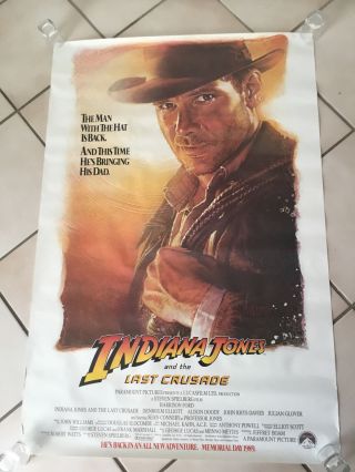 Indiana Jones And The Last Crusades Advance Movie Poster One Sheet