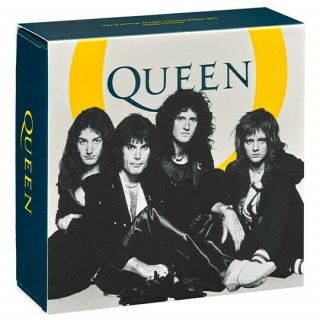 Great Britain Uk 2020 £1 One Pounds Queen Music Legends 1/2oz Silver Proof Coin