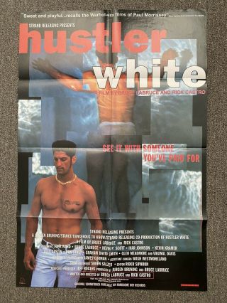 Hustler White - Bruce Labruce One - Sheet Poster - Gay Lgbt - Sexploitation Queer