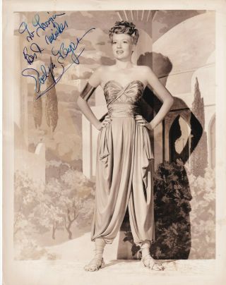Evelyn Keyes Alluring Pose Hand Signed Autograph Portrait 1950s Orig Photo 59