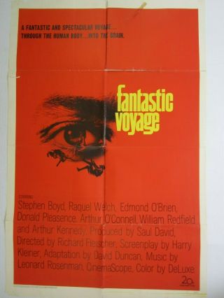 Fantastic Voyage (20th Century Fox,  1966).  One Sheet (27 " X 41 ") Poster
