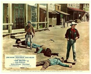 Rio Bravo Lobby Card John Wayne Ricky Nelson 1959 Classic Western