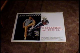 Thunderbolt And Lightfoot 1974 Half Sheet 22x28 Movie Poster Clint Eastwood