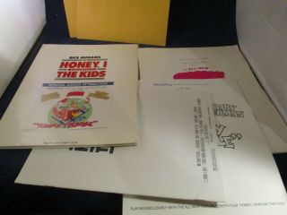 Honey I Shrunk The Kids Movie Studio Press Kit W/ Roger Rabbit Baby Herman Bonus