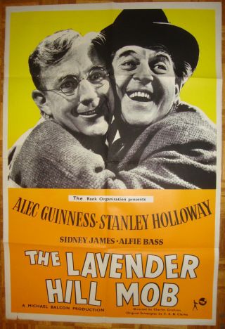 The Lavender Hill Mob - Ch.  Crichton - Alec Guniness - A.  Hepburn - Os English R60s (27x40