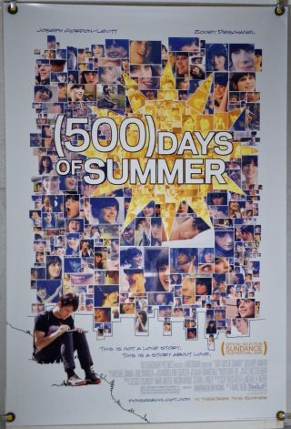 (500) Days Of Summer Ds Rolled Orig 1sh Movie Poster Zoey Deschanel (2009)