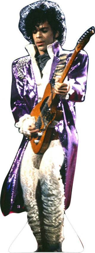 Prince - Purple Rain Tour 63 " Tall Life Size Cardboard Cutout Standee