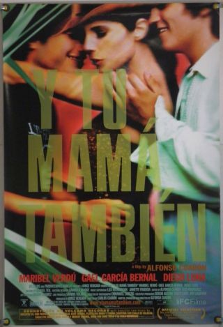 Y Tu Mama Tambien Ds Rolled Orig 1sh Movie Poster Gael Garcia Bernal (2001)