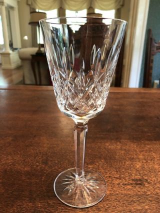 Waterford Crystal Lismore 8 1/4 " Tall Water Wine Glass Goblet 8 Oz.
