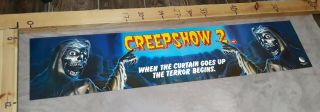 Creepshow 2 (1987) Uk Video Banner Poster -
