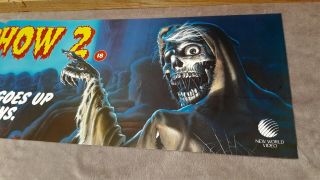 Creepshow 2 (1987) UK video banner poster - 3