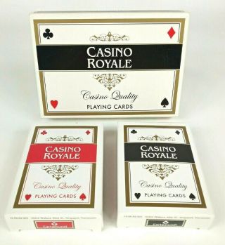 James Bond 007 Casino Royale Playing Cards 2 Deck Set.  2006.