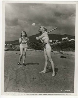 Ziegfeld Girl Sexy Legs Swimsuit Cheesecake Road To Rio 1947 Bulloch Photo 33