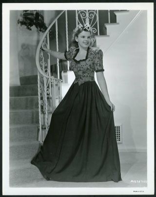 Judy Garland In Gown Vintage 1930s Mgm Portrait Photo