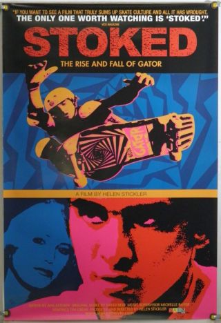 Stoked The Rise And Fall Of Gator Ds Rolled Orig 1sh Movie Poster Docu (2002)