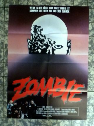 Dawn Of The Dead Romero German 1 - Sheet Filmposter 23x33 Zombie ´79 Emge Foree