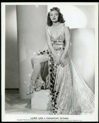 Laurie Lane Vintage 1938 Leggy Cheesecake Pin - Up Paramount Photo