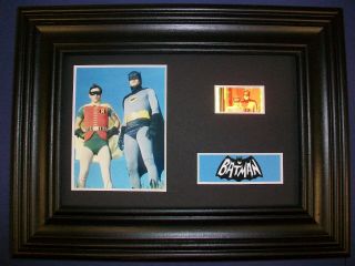 Batman Tos Framed Movie Film Cell Memorabilia Compliments Poster Dvd Vhs