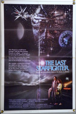 The Last Starfighter Ff Orig 1sh Movie Poster Catherine Mary Stewart (1984)