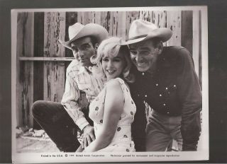 1960 Monroe,  Gable,  Clift - " The Misfits " Publicity Photo