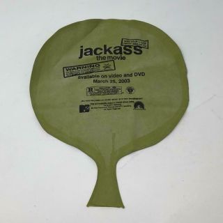 Jackass The Movie 2003 Vhs Dvd Promo Whoopee Cushion Fart Noise Joke Toy Mtv Nm,