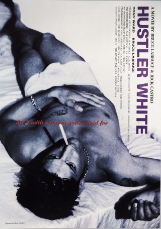 Hustler White 1996 Bruce La Bruce Gay Japanese Chirashi Mini Movie Poster B5