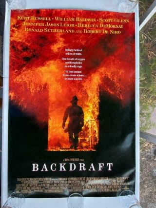 Backdraft 27x40 Theatrical Poster In G