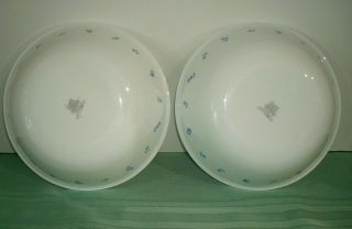 Corelle Provincial Blue Round Vegetable Serving Bowls 8 1/2 " - Set Of 2
