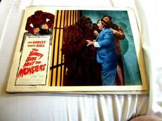 Bowery Boys Meet The Monsters,  Lobby Card,  1954.  2,  Robot,  Gorilla