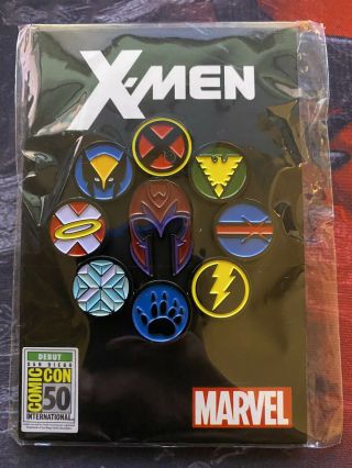 Sdcc 2019 Marvel X - Men Deluxe Enamel Pin Debut Exclusive In Hand