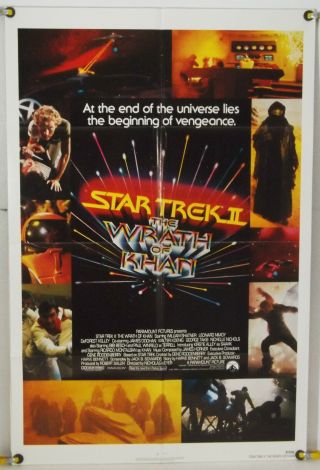 Star Trek Ii: The Wrath Of Khan Ff Orig 1sh Movie Poster William Shatner (1982)
