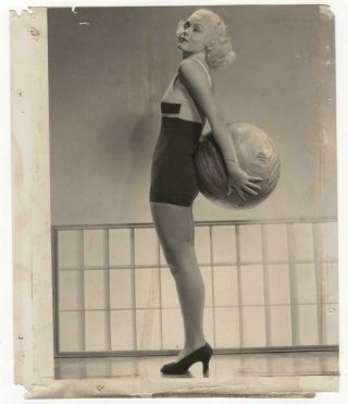 Toby Wing Cheesecake Sexy Legs Stylish Pose Portrait 1930s Photo 45