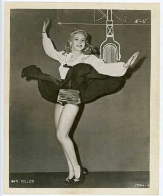 Leggy Twirling Dancer Ann Miller Priorities On Parade 1942 Photograph