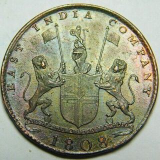 British East India Company 1808 X Cash Unc??brown A47 - 694