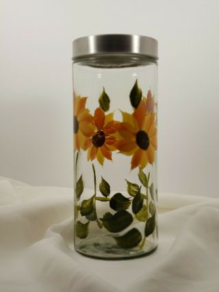 Sunflower Canisters,  Set of 2 2