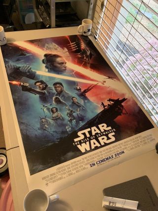Star Wars The Rise Of Skywalker 27x40 Ds One Sheet Poster