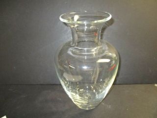 A Signed Simon Pearce Large Hand Blown Vase