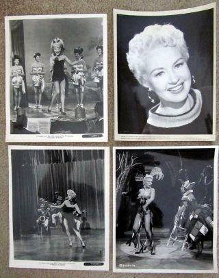 4 1950 Betty Grable Movie Still Photos Wabash Avenue Three For The Show
